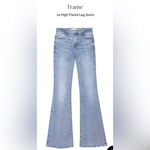 FRAME Le High Flare - high-rise jeans